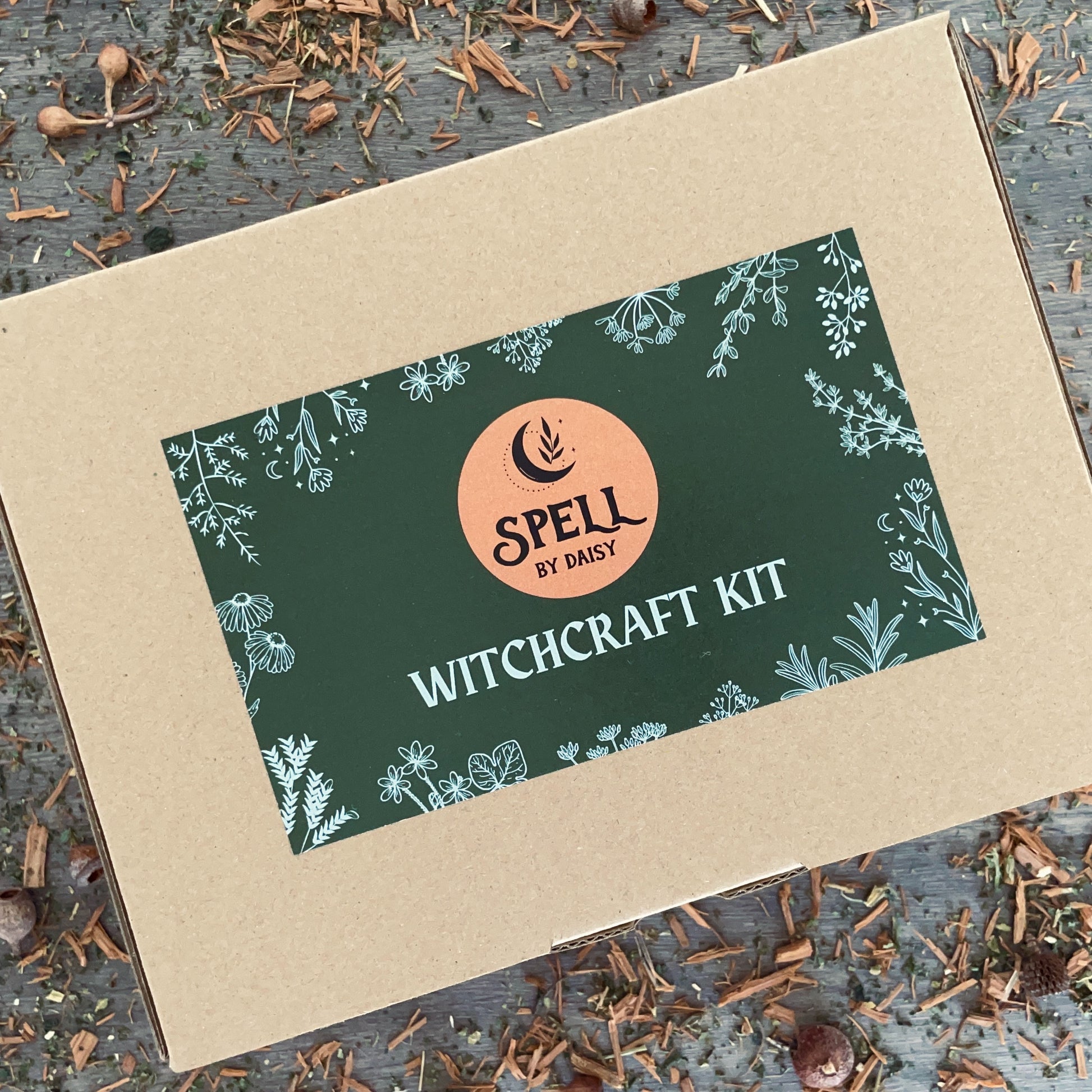 Witchcraft Supplies Kit for Spells, 48 PCS Witch Box Include Dried